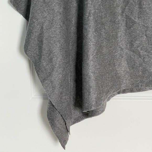 New! Red Envelope 100% cashmere Poncho dark gray nwot 47127 - Picture 11 of 16